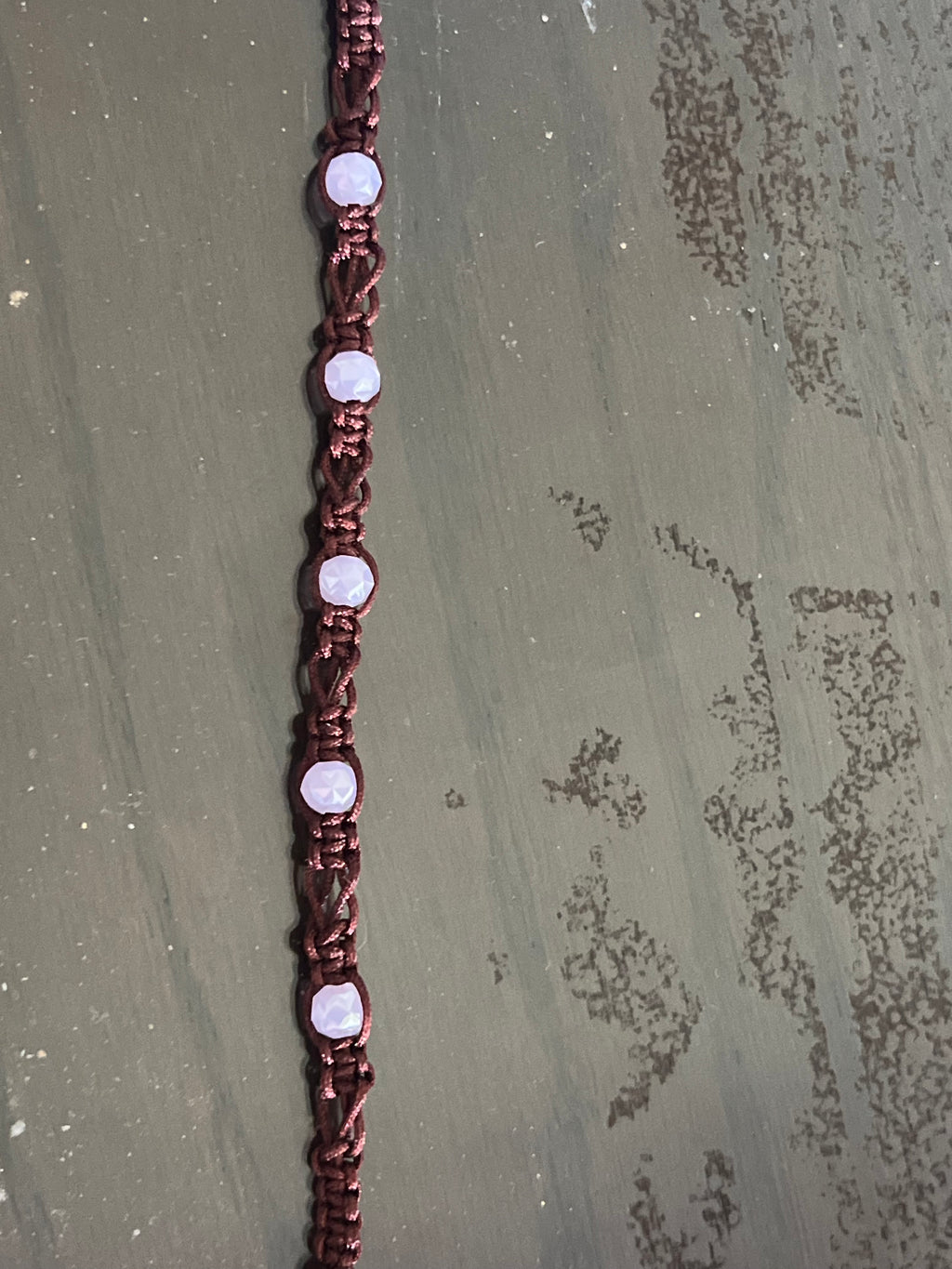 Brown and Pink Bracelet