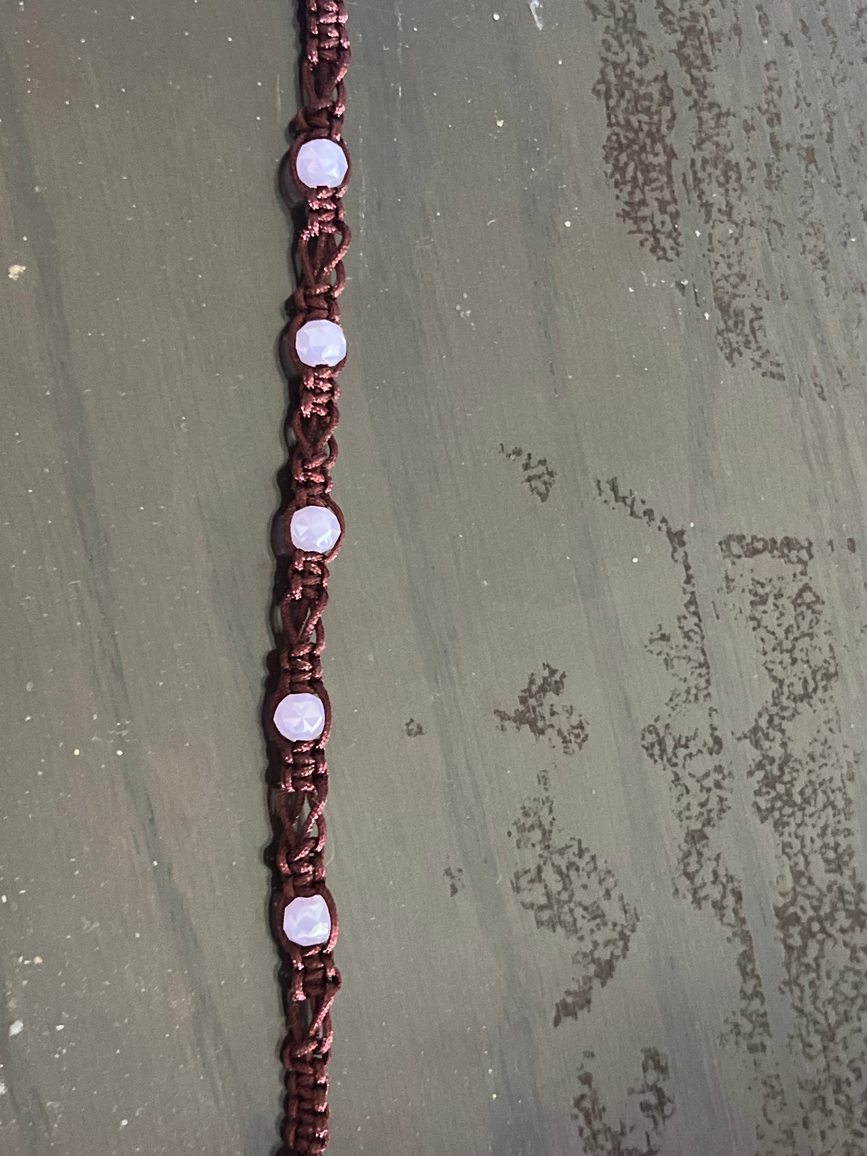 Brown and Pink Bracelet