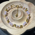 Pink and Gold Bracelet